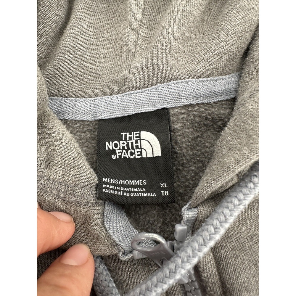 The‎ North Face Sweatshirt Gray Hooded Full Zip Sweater Men's Size XL - Picture 2 of 5